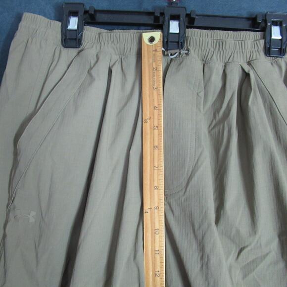 Under Armour Pants Womens Medium Green Track Wide Leg Athletic Lightweight NWT - Picture 6 of 10